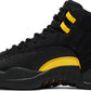 NIKE x AIR JORDAN - Nike Air Jordan 12 Retro Black Taxi Sneakers