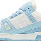 LOUIS VUITTON - Louis Vuitton Trainer Low Sky Blue Sneakers