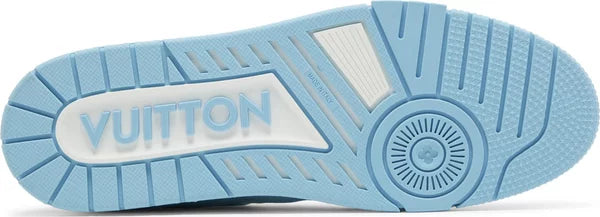 LOUIS VUITTON - Louis Vuitton Trainer Low Sky Blue Sneakers