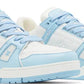 LOUIS VUITTON - Louis Vuitton Trainer Low Sky Blue Sneakers