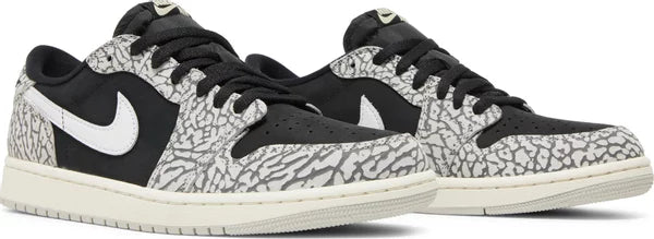 NIKE x AIR JORDAN - Nike Air Jordan 1 Retro Low OG Black Cement Sneakers