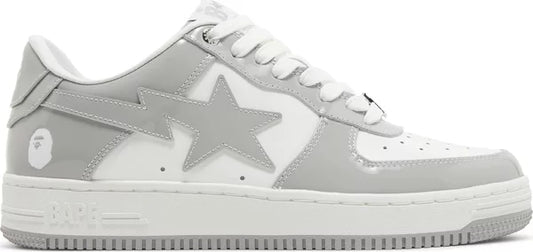 BAPE - A Bathing Ape Bape Sta Low #5 Light Grey Sneakers