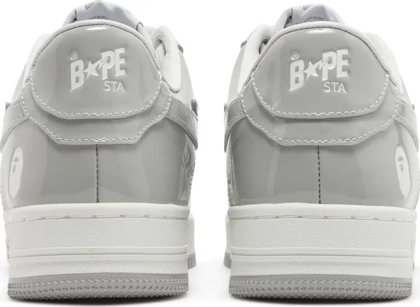 BAPE - A Bathing Ape Bape Sta Low #5 Light Grey Sneakers