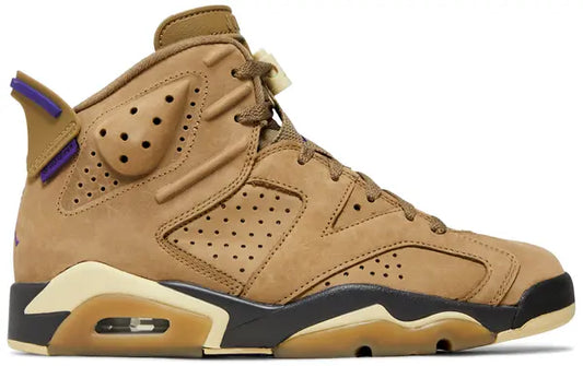 NIKE x AIR JORDAN - Nike Air Jordan 6 Retro GORE-TEX Brown Kelp Sneakers (Women)