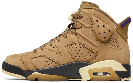 NIKE x AIR JORDAN - Nike Air Jordan 6 Retro GORE-TEX Brown Kelp Sneakers (Women)