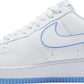 NIKE -  Nike Air Force 1 Low '07 White University Blue Sneakers