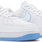 NIKE -  Nike Air Force 1 Low '07 White University Blue Sneakers