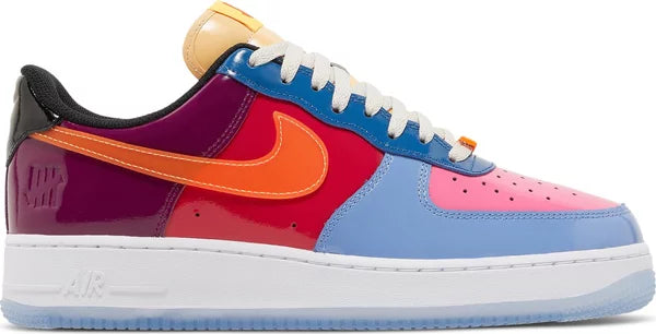 NIKE -  Nike Air Force 1 Low SP Total Orange Multi-Patent x Underfeated Sneakers