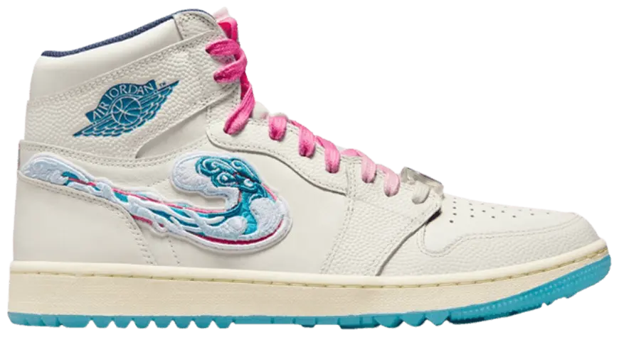 NIKE x AIR JORDAN - Nike Air Jordan 1 High Golf NRG 2 Aloha x Michelle Wie West Sneakers