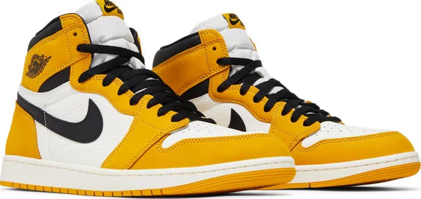 NIKE x AIR JORDAN - Nike Air Jordan 1 High OG Yellow Ochre Sneakers