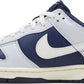 NIKE - Nike Dunk Low Football Grey Midnight Navy Sneakers (Kids - GS)