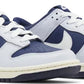 NIKE - Nike Dunk Low Football Grey Midnight Navy Sneakers (Kids - GS)