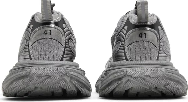 BALENCIAGA - BALENCIAGA 3XL Worn-Out Grey Sneakers (Unisex)