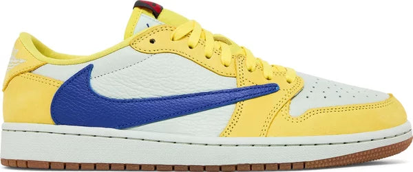 AIR JORDAN x TRAVIS SCOTT - Nike Air Jordan 1 Retro Low OG SP Canary x Travis Scott Sneakers (Women) (May 2024)