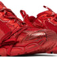 BALENCIAGA - BALENCIAGA 3XL Worn-Out Red Sneakers (Unisex)