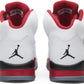NIKE x AIR JORDAN - NIke Air Jordan 5 Retro Fire Red Sneakers (2013)