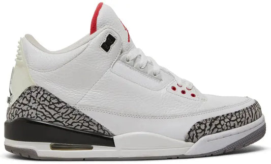 NIKE x AIR JORDAN - Nike Air Jordan 3 Retro White Cement Sneakers (2011 Version)