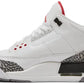 NIKE x AIR JORDAN - Nike Air Jordan 3 Retro White Cement Sneakers (2011 Version)