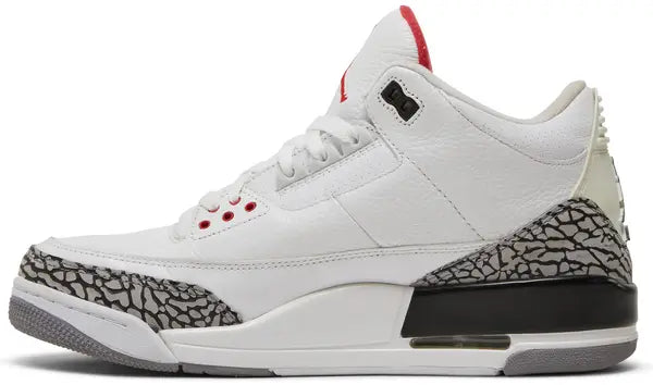 NIKE x AIR JORDAN - Nike Air Jordan 3 Retro White Cement Sneakers (2011 Version)