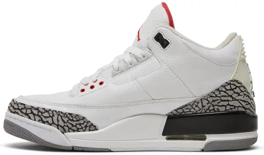NIKE x AIR JORDAN - Nike Air Jordan 3 Retro White Cement Sneakers (2011 Version)