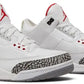 NIKE x AIR JORDAN - Nike Air Jordan 3 Retro White Cement Sneakers (2011 Version)