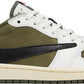 AIR JORDAN x TRAVIS SCOTT - Nike Air Jordan 1 Low OG SP Reverse Olive/Medium Olive x Travis Scott Sneakers