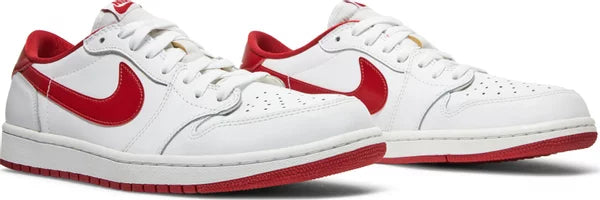 NIKE x AIR JORDAN - Nike AIr Jordan 1 Low White OG Varsity Red Sneakers