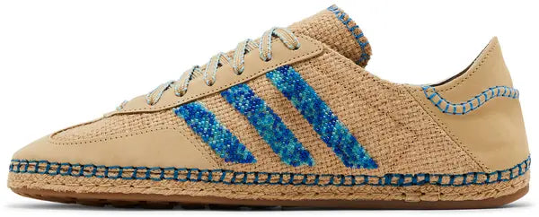 ADIDAS - Adidas Gazelle Linen Khaki Light Blue x CLOT Sneakers