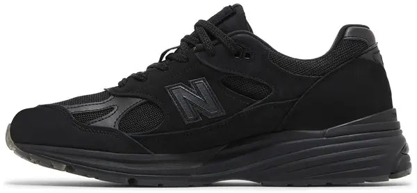 NEW BALANCE x STONE ISLAND - New Balance 991v2 Made In England Ghost Pack - Black x Stone Island Sneakers