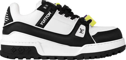 LOUIS VUITTON - Louis Vuitton Trainer Low Maxi Sneaker Black White Sneakers