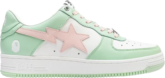 BAPE - A Bathing Ape Bape Sta Low Pastel Green Sneakers