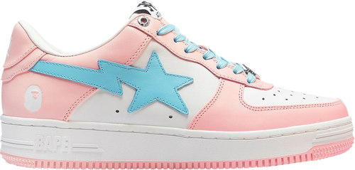 BAPE - A Bathing Ape Bape Sta Low Pastel Pink Sneakers