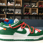 NIKE x OFF-WHITE - Nike Dunk Low Pine Green x Off-White Sneakers