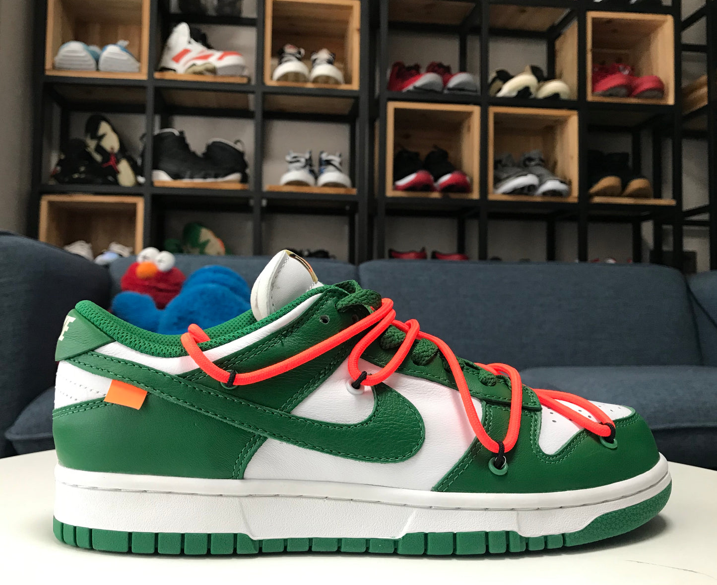 NIKE x OFF-WHITE - Nike Dunk Low Pine Green x Off-White Sneakers