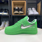 NIKE x OFF-WHITE - Nike Air Force 1 Low Light Green Spark x Off-White Sneakers