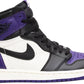 NIKE x AIR JORDAN - Nike Air Jordan 1 Retro High OG Court Purple Sneakers