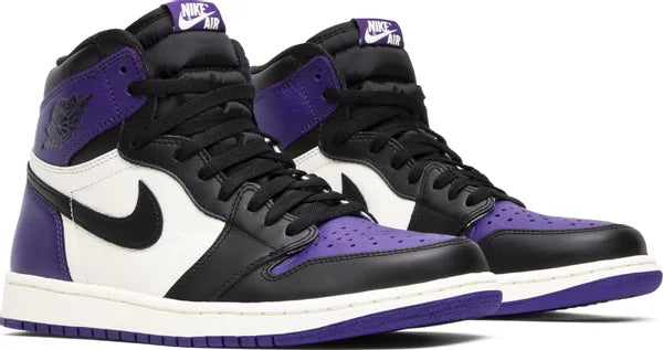 NIKE x AIR JORDAN - Nike Air Jordan 1 Retro High OG Court Purple Sneakers