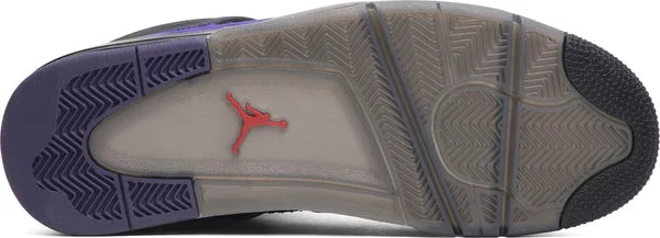 AIR JORDAN x TRAVIS SCOTT - Nike Air Jordan 4 Retro Purple Suede - Black Midsole x Travis Scott Sneakers (Friends & Family)