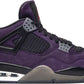 AIR JORDAN x TRAVIS SCOTT - Nike Air Jordan 4 Retro Purple Suede - White Midsole x Travis Scott Sneakers (Friends & Family)