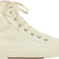 BALENCIAGA - BALENCIAGA Paris High Destroyed White Sneakers (Unisex)