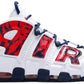 NIKE - Nike Air More Uptempo Red Navy Camo Sneakers