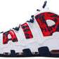 NIKE - Nike Air More Uptempo Red Navy Camo Sneakers