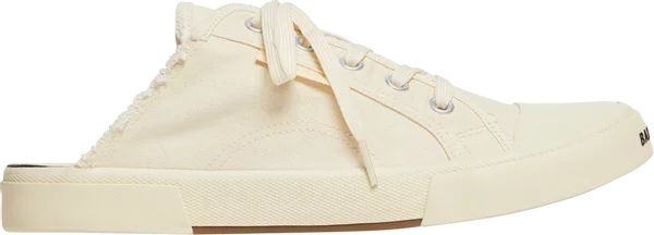 BALENCIAGA - BALENCIAGA Paris Mule Destroyed White Sneakers (Unisex)