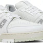 LOUIS VUITTON - Louis Vuitton Trainer Low #54 Signature White Grey Sneakers