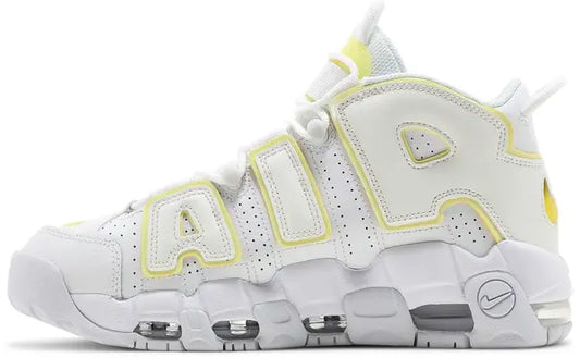 NIKE - Nike Air More Uptempo Light Citron Sneakers (Women)