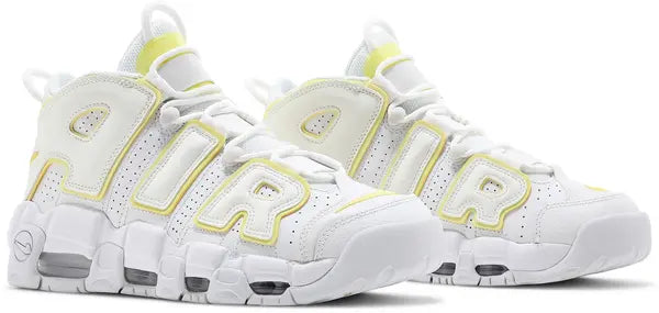 NIKE - Nike Air More Uptempo Light Citron Sneakers (Women)