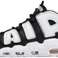 NIKE - Nike Air More Uptempo Black Metallic Silver Sneakers (Women)