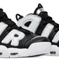 NIKE - Nike Air More Uptempo Black Metallic Silver Sneakers (Women)