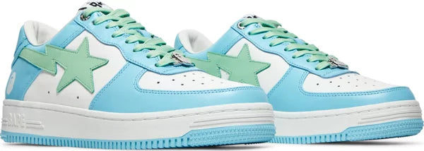 BAPE - A Bathing Ape Bape Sta Low Pastel Blue Sneakers