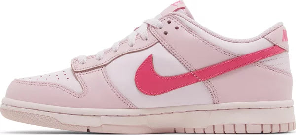 NIKE - Nike Dunk Low Triple Pink Sneakers (Kids - GS)